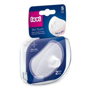 LOVI Silikónové chrániče bradaviek SKIN TOUCH veľkosť S - 2 ks