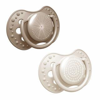 LOVI Silikónový dynamický cumlík Harmony 2ks 3-6m Girl
