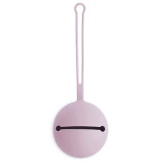 Mushie silikónové púzdro na cumlíky - Soft Lilac