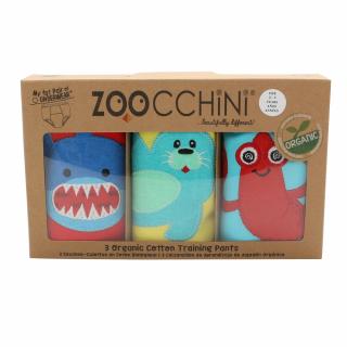 Zoocchini Tréningové nohavičky Set 3 ks chlapec Kamaráti z oceánu