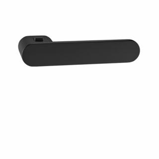 Griffwerk Avus One smart2lock kľučka na rozete uzamykateľná Orientácia: Ľavá, Povrch: čierna matná (CM), Typ: WC - uzamykateľné