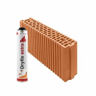 Wienerberger Porotherm 11,5 Profi brúsená tehla Lepenie tehál: na lepiacu penu Dryfix (pena v cene)