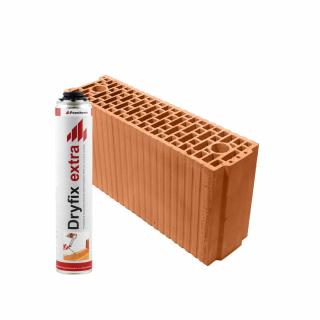 Wienerberger Porotherm 14 Profi brúsená tehla Lepenie tehál: na lepiacu penu Dryfix (pena v cene)