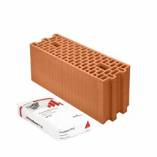 Wienerberger Porotherm 20 Profi brúsená tehla Lepenie tehál: na lepiacu maltu (malta v cene)
