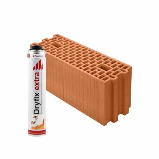 Wienerberger Porotherm 20 Profi brúsená tehla Lepenie tehál: na lepiacu penu Dryfix (pena v cene)