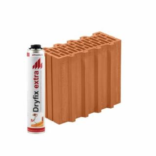 Wienerberger Porotherm 30 Profi brúsená tehla 1/2 Lepenie tehál: na lepiacu maltu (malta v cene)