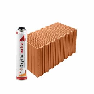 Wienerberger Porotherm 50 EKO+ Profi brúsená tehla Lepenie tehál: na lepiacu penu Dryfix (pena v cene)