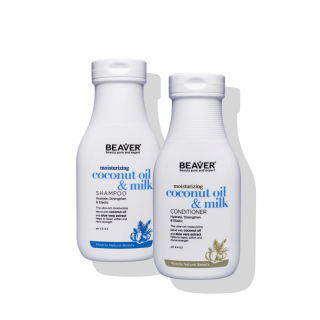 Beaver Professional Coconut Oil produktový set - šampón a kondicionér 350 ml