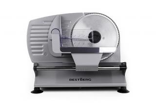 Elektrický krájač BestBerg BBS-400 / 400 W / šedá
