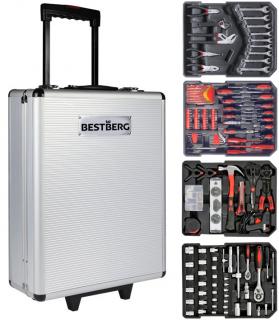 Hliníkový kufor na náradie BestBerg BBTB-1200 / 4 sady / 1200 ks