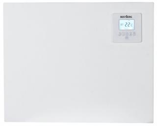 Infračervený vykurovací panel BestBerg BIPW-425 / 425 W / do 12 m² / Wi-Fi / časovač / biely