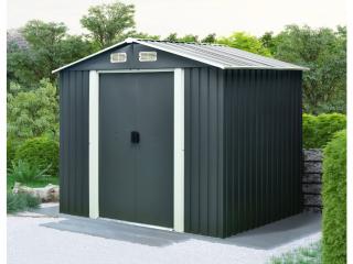 Záhradný domček BestBerg ZDB-4A / 4,1 m² / 236 x 174 x 206 cm / šedá