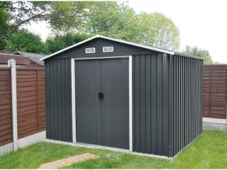 Záhradný domček BestBerg ZDB-7A / 7,2 m² / 301 x 238 x 214 cm / šedá