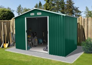 Záhradný domček BestBerg ZDB-7Z / 7,2 m² / 301 x 238 x 214 cm / zelený