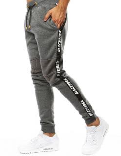Antracitové pánske tepláky UX3541 - XL