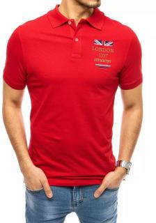 Červená pánska polokošeľa PX0432 - XL
