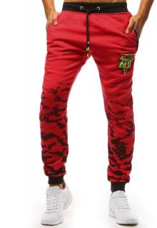 Červené pánské jogger tepláky UX3618 - XL