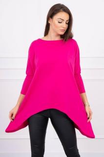 Dámska blúzka oversize 8875 - fuchsiová - Uni