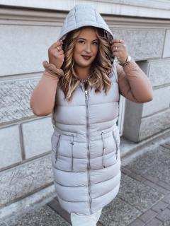 Dámska fialová vesta KERIS TY2924 - 4XL