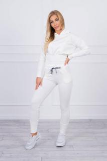 Dámska tepláková súprava 9323 - ecru - Uni