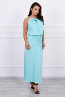 Dámske boho šaty 8893 - mätové - Uni