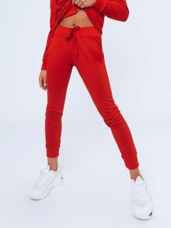 Dámske červené tepláky LARA UY0954 - XL
