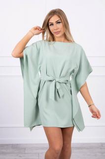 Dámske oversize šaty 9016 - tmavomätové - Uni