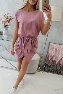 Dámske šaty 8980 - tmavoružové - Uni