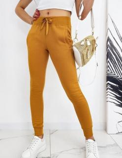 Dámske tepláky FITS UY0552 - kamelové - XL