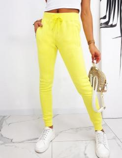 Dámske tepláky FITS UY0580 - žlté - L