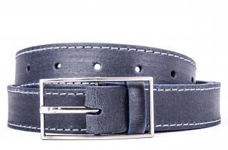 Dámsky tmavomodrý opasok s elegantnou prackou (oq0058) - 85cm
