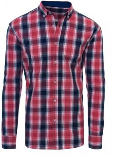 Farebná károvaná pánska košeľa DX2045, veľ. XL - XL