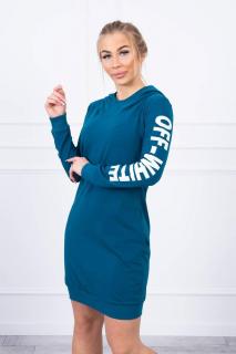 Mikinové dámske šaty 62072 - námornícke modré - Uni
