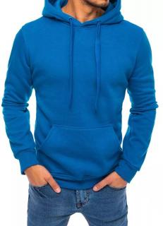 Modrá pánska mikina s kapucňou BX5081 - XL