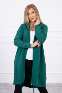Oversize kardigán pre dámy 9005 - zelený - Uni