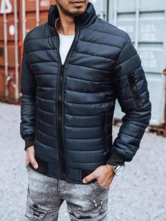 Pánska bunda bez kapucne TX2822z - tmavomodrá - XL