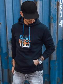 Pánska zateplená mikina BX5380 - tmavomodrá - 3XL