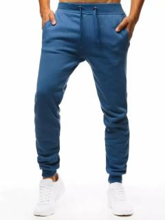 Pánske jogger tepláky UX3370 - modré - L