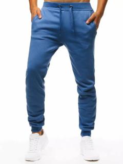 Pánske jogger tepláky UX3427 - modré - XL