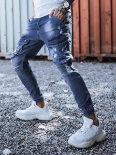 Pánske modré jooger nohavice UX3285 - L