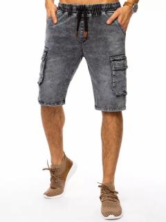 Pánske rifľové kraťasy SX1302 - čierne, veľ. XXL - XXL