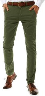 Pánske zelené chino nohavice UX2579, veľ. 30 - 30