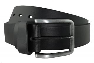 Pánsky opasok z čiernej kože OP-012 - 90cm