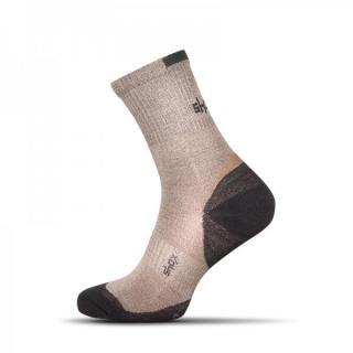 Ponožky Clima Plus Bambusové - hnedé - M (41-43)