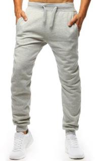 Sivé pánske jogger tepláky UX3245 - L