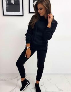 Tepláková dámska súprava DRESSLILY AY0129 - čierna - XL