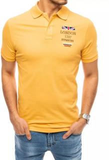 Žltá pánska polokošeľa PX0435 - XL
