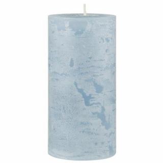 Coastal Serenity - Rustikálna sviečka v odtieni Light Blue
