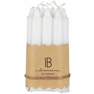 Elegantná sada whiteSlime sviečok (10 ks)