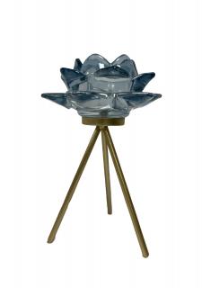 Svietnik FlowerAzu Light Blue